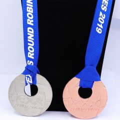 Print Logo Ribbon With TEXAS Taekwondo Medals