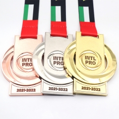 Custom Made Metal Award Commemorative 3D Karate Taekwondo BJJ Medals